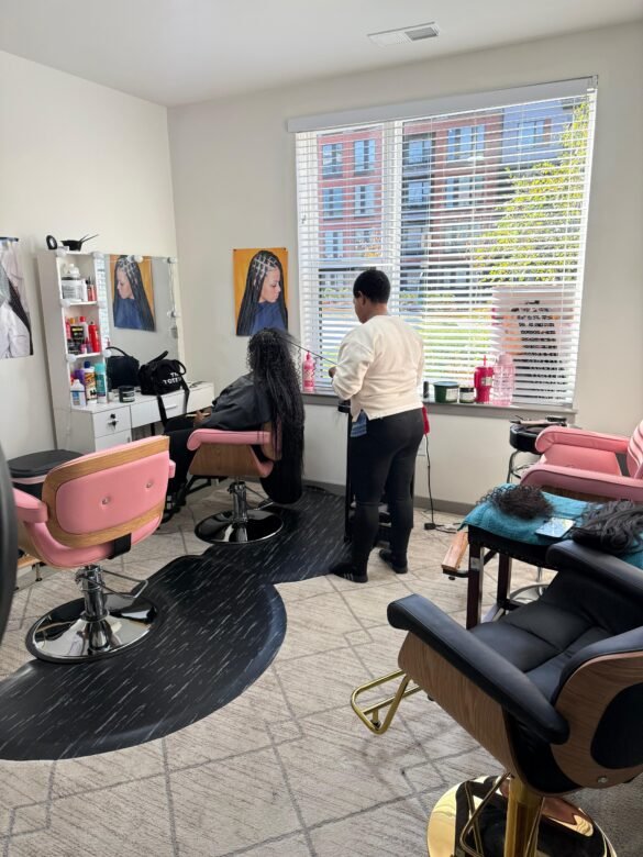 emi glow braids salon